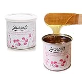 Starpil Wax - Soft Strip Wax Natural Honey and Liposoluble, 16.9 oz/500 ml - For Hypersensitive,...