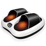 Sejoy Foot Massager Machine with Heat, Shiatsu Vibration Foot Massager Relaxation, Electric Kneading Massager, Air Compression, Blood Circulation, Home Use Feet Massagers