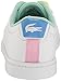 Lacoste Unisex-Child Kid's Carnaby Sneaker, White/Green, 8 Toddler