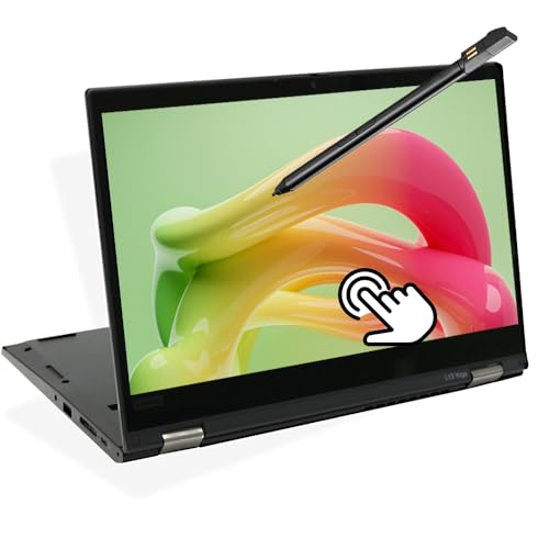 Lenovo ThinkPad L13 Yoga Gen2 2-in-1 Laptop Computer, 13.3' FHD IPS Touchscreen with Stylus Pen,...