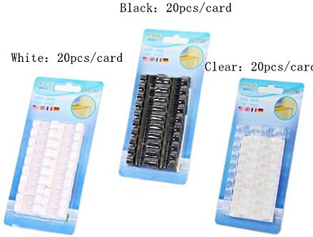 Miniatura 4 de Clips para cables con almohadillas autoadhesivas fuertes, no requieren herramientas, organiza cables y cables para un juego de 20 unidades limpias y