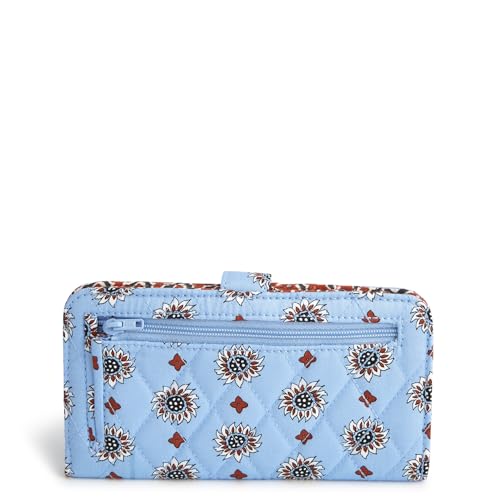 Vera Bradley Women's Premium Cotton Tab Wallet, Marrakesh Geos, One Size by Vera Bradley - Image 2