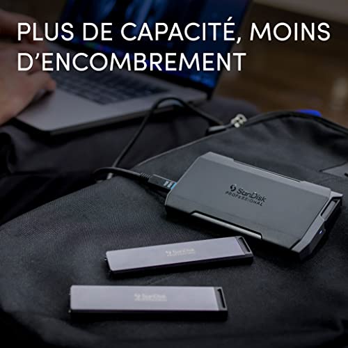 SanDisk Unité de Transport Professionnelle Pro Blade Uniquement – USB-C, jusqu'à 2000 Mo/s