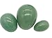 Yoni Egg Set of 3 - Green Aventurine - Predrilled, Hand Crafted, Natural Wax, 3 Sizes, 3 Weights, for Women to Strengthen Pelvic Floor Muscles and Counter Stress Adult Urinary Incontinence, By JIC Gem