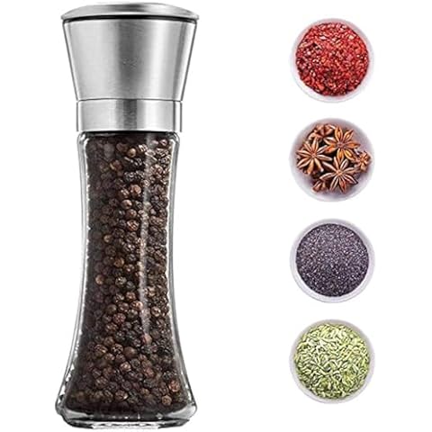 Yugefom Stainless Steel Salt and Pepper Grinder Cover