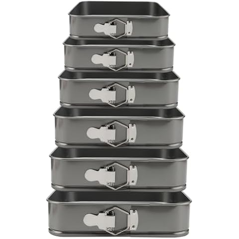 ZOENHOU 6-Piece Non-Stick Cake Tin Set Cover