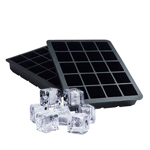 DECHOUS 2 Pack Molde de Cubitos de Hielo de Silicona miniatura 2