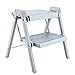 Materiały budowlane dwustopniowa drabina, stołek drabinkowy o podwójnym zastosowaniu/drabina z tworzywa sztucznego/wygodny drabina / bezpieczny składany stołek/rozszerzony rozmiar: 41 * 37 * 40 cm oszczędność miejsca (rozmiar: 41 * 37 * 40 cm)