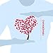 Ivenf Valentines Day Decorations Heart Window Clings Decor, Large Red Pink Heart Tree Cupid Valentines Day Decor for Kids Home School Office Classroom, Wedding Birthday Party Supplies Gifts, 6 Sheets