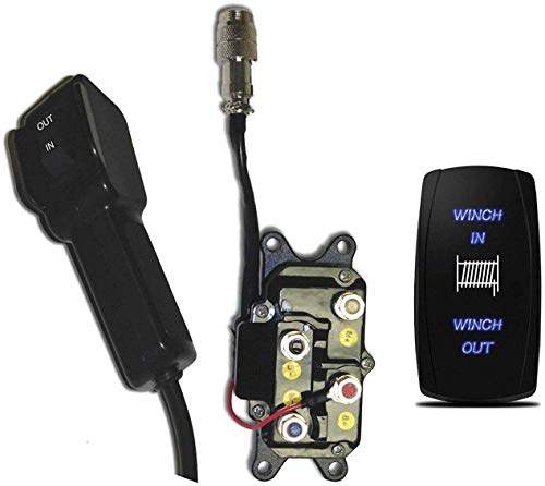 Mad Dog 4500lb Winch Mount Combo con Cable Sintético miniatura 3