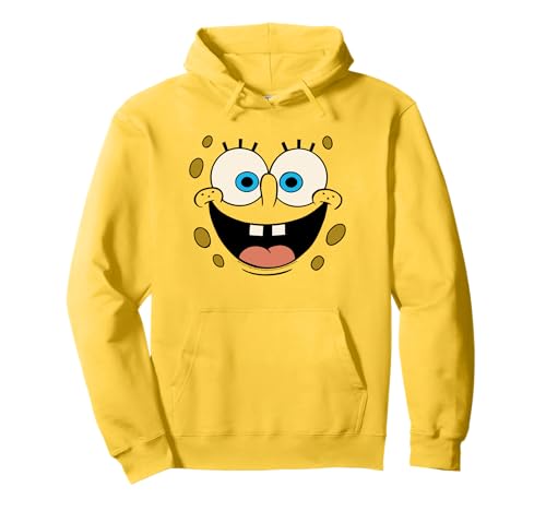 SpongeBob SquarePants Happy SpongeBob Face Cartoon Costume Pullover Hoodie