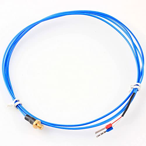 1.2 Meter 3D Printer Temperature Sensor K Type Thermocouple (M4 Thread)
