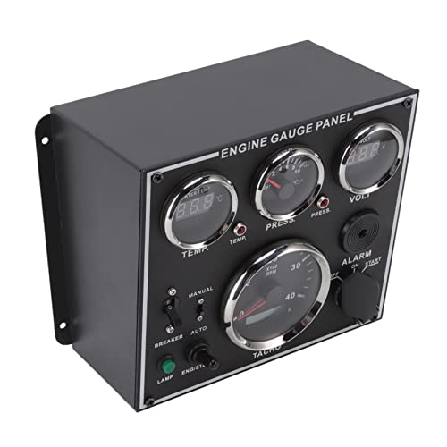 Jauge d'huile et d'eau 24V anti-buée pour résoudre les problèmes de surchauffe moteur sur bateau