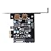 Produktbild Nrpfell Super Geschwindigkeit USB 3.0 Pci-E 2 Anschluss Pci Express Erweiterungs Karte 19 Pin Strom Anschluss Für Desktops Pc
