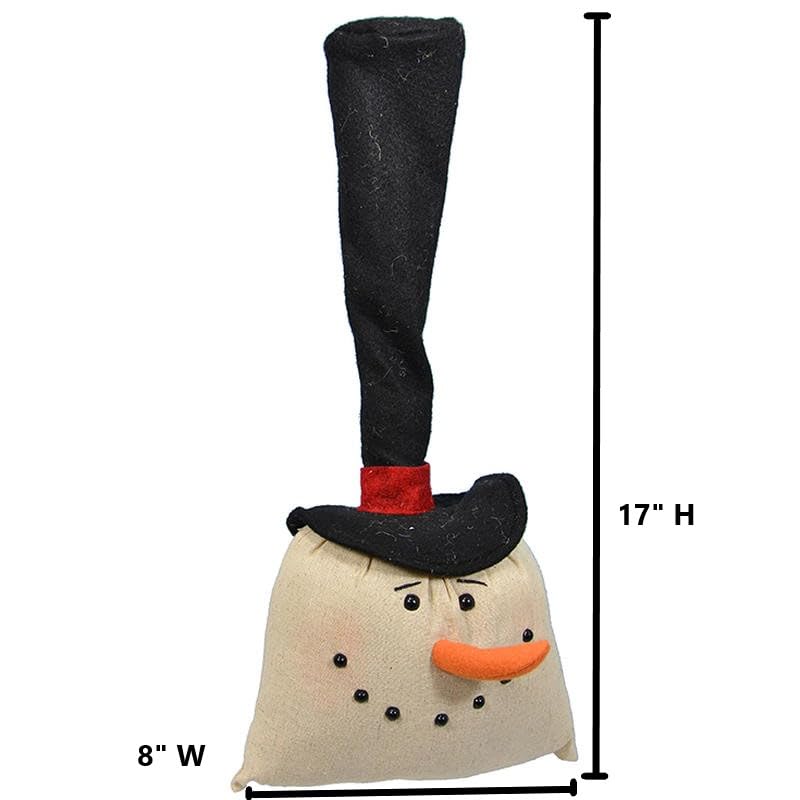Factory-Direct-Craft-Primitive-Muslin-Weighted-Snowman-Head-Rustic-Christmas-Home-Decor-for-Holiday-or-Seasonal-Decorating-Crafting-and-Displaying-17-inches-high Factory Direct Craft Primitive Muslin Weighted Snowman Head Rustic Christmas Home Decor for Holiday or Seasonal Decorating Crafting and Displaying 17 inches high