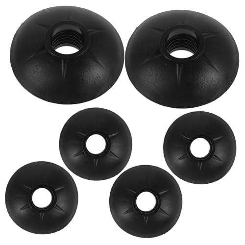 SUPVOX 6Pcs Trekking Pole Tip Protectors Non Skid Walking Stick Foot Pads Crutch Tips for Hiking Accessories Tips for Walking Canes and Poles
