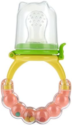 I See Love Silicone Baby Food Feeder Pacifier with Fresh Fruits Vegetables for Feeding