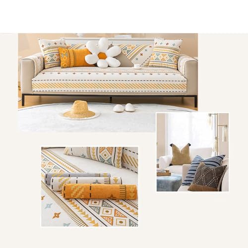 Housse de coussin en chenille avec finition exquise pour salon élégant