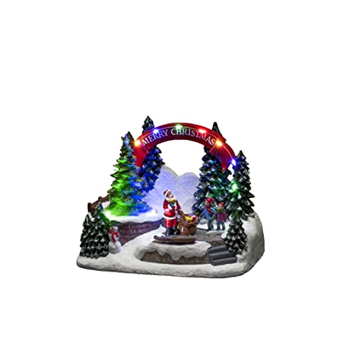 Konstsmide LED Szenerie 'Santa und Kinder', mit Musik, wählbare...