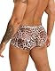 ohyeahlady Boxershorts Herren Leopard Sexy Unterwäsche für Mann Transparent Slips Erotische Dessous Reizwäsche Große Größen Lustige Unterhosen Höschen Bulge Pouch Underwear Autmungsaktiv Briefs L