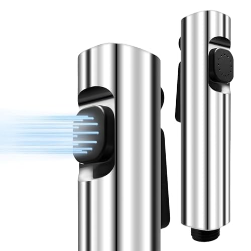 Image of Water Saving Health Faucet for Toilet | Jet Spray | 2 Flow Modes | Chrome Finish | Without Hose