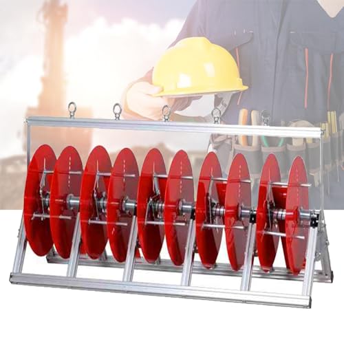 Folding Cable Pay-Off - Industrial Grade Wire Rack Dispenser For Construction Sites Large Spools For Industrial And Agricultural Wire(5-volumes)