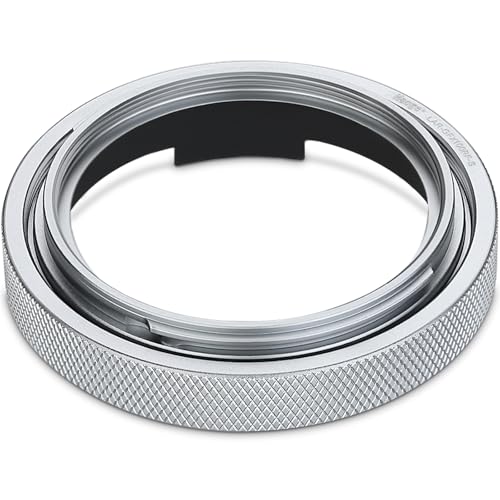 Accesorios cuadrados Haoge GFX100RF adaptador de capó metálico con parasoles de bayoneta plata