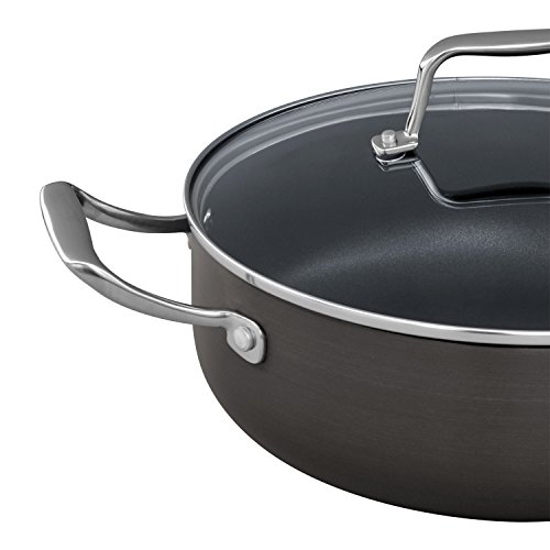 Amazon Brand – Stone & Beam 12-Piece Kitchen Cookware Set, Pots And Pans, Hard-Anodized Non-Stick Aluminum #TOP3