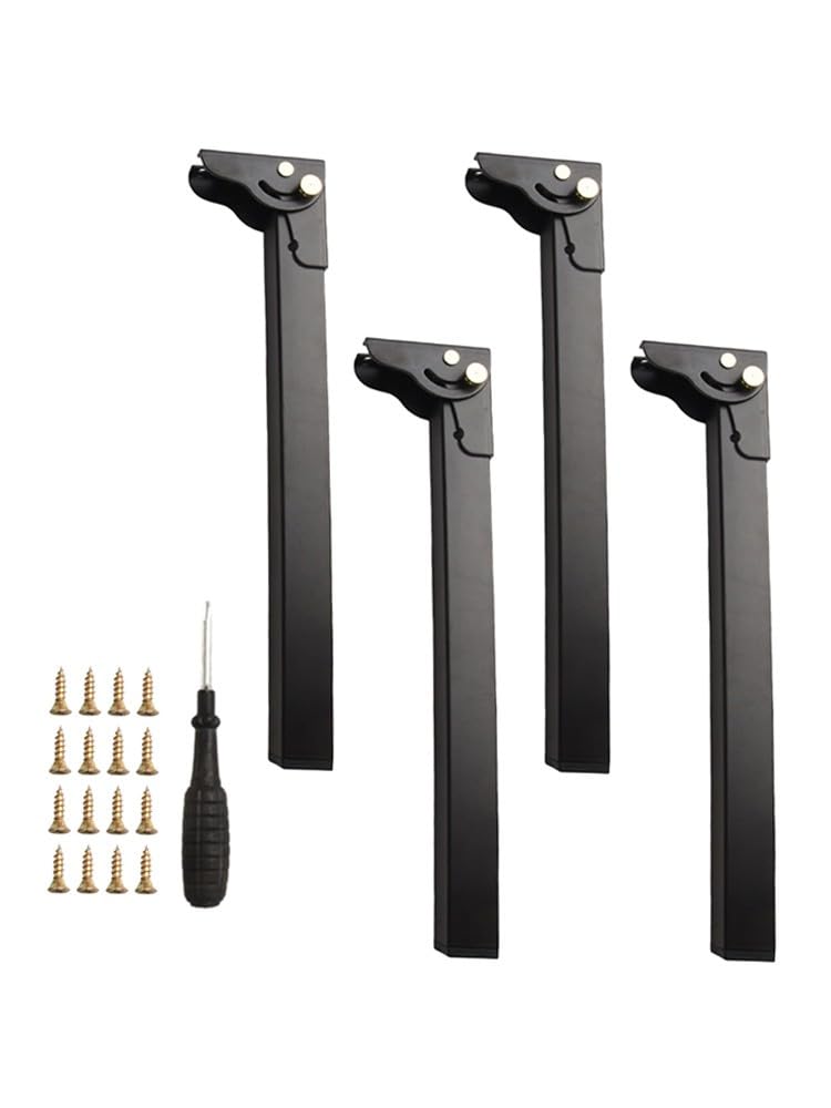 Pieds de table pliants 30cm pieds de meubles réglables charnières autobloquantes