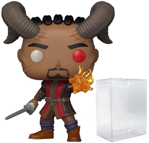 POP Funko Games: Baldur's Gate 3 - Wyll Vinyl Figure (Bundled with Compatible Box Protector Case), Multicolor, 3.75 Inches