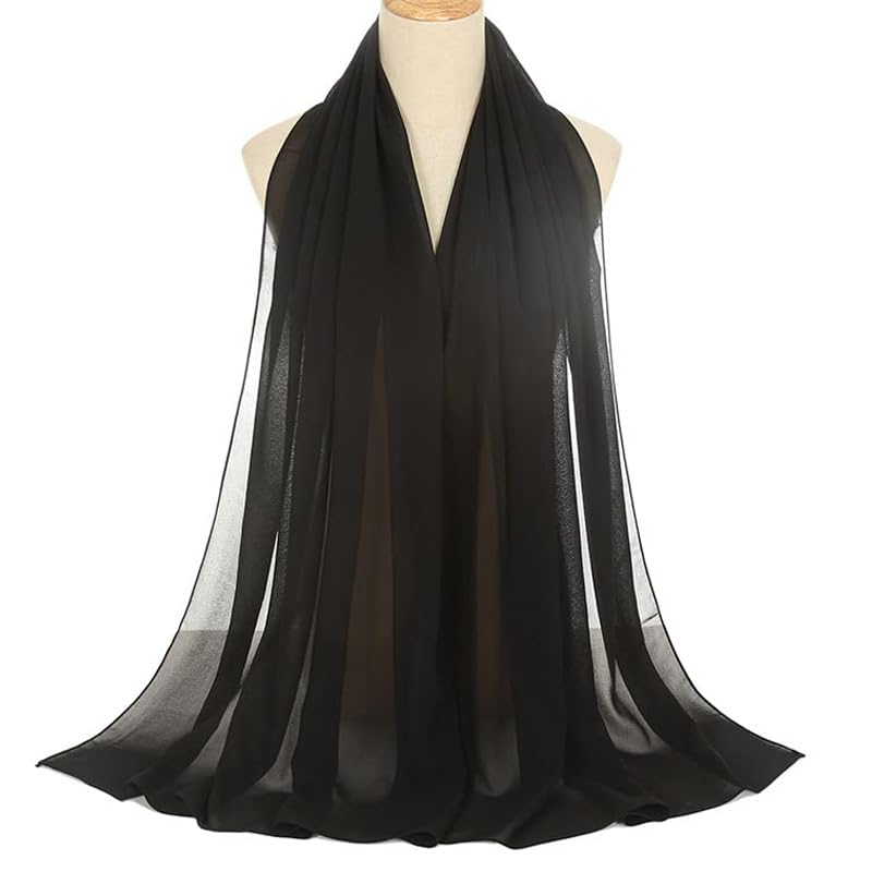 Silk-Feeling-Sheer-Scarf Lightweight Scarves for Women Sunscreen Shawls(19.68"×63inches)2