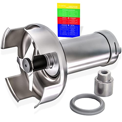 Robot Coupe 39335 Stainless Steel Bell Cover Assembly, Genuine OEM Replacement Parts for MP450 Turbo & MP350 Turbo with Liquid Conversion Card