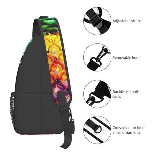 Bolso cruzado Colorful Fruit estilo bandolera para hombres y mujeres miniatura 5