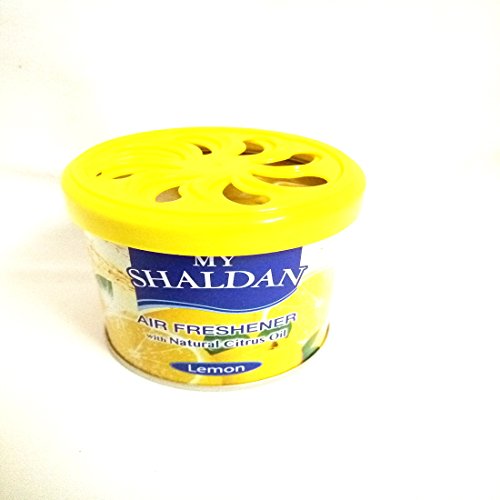 My Shaldan Lemon Car Air Freshener Gel (Yellow, 80 G) & Lime Car Air Freshener (Green, 80 G) Combo