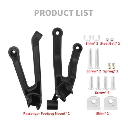 Repose-pieds passager stable CNC anti-vibration pour Harley Nightster 975 22-23