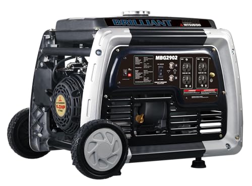 TOOLCY 3500W Gas Generator with Powerful Engine - Compact &