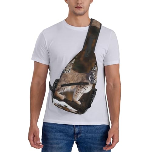 Bolso cruzado masculino tipo bandolera mochila para senderismo miniatura 7