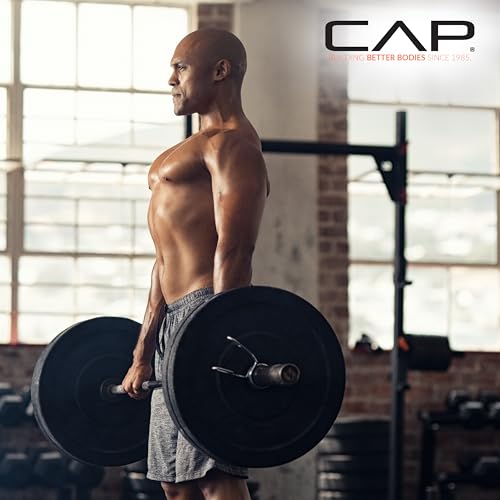 Image of CAP Barbell Olympic Weight Set with 7ft Barbell & Bumper Plates | 160-370 lbs | Multiple Options