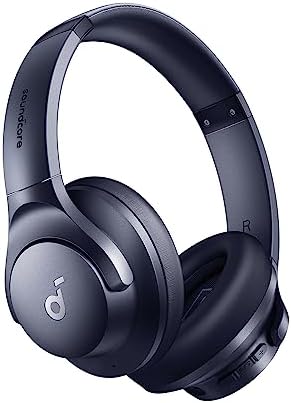 Soundcore by Anker Q20i Hybrid Active Noise Cancelling Headphones, Blue