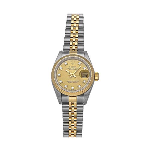 Rolex Datejust Mechanical (Automatic) Champagne Dial Womens Watch 69173 CHP DI Jub (Pre-Owned)