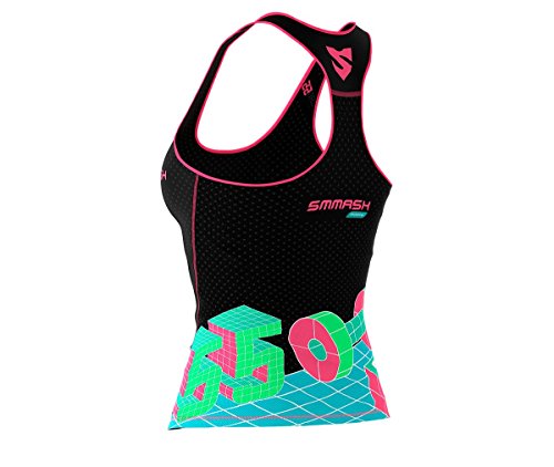 SMMASH Camiseta De Tirantes Fitness Deportiva Mujer Yoga Correr Deporte Sin Mangas Transpirable Ghost Sport Tank