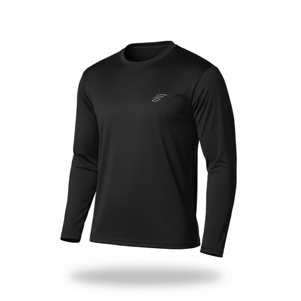 The Origin Tee | Round Neck Full Sleeve Slim Fit T-Shirt for Men | Quick Dry Technology | Sports & Workout T-Shirt-picture-30