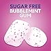 ORBIT Gum Bubblemint Sugar Free Chewing Gum Portable Resealable Container, 55 Piece Bubble Gum Bottle