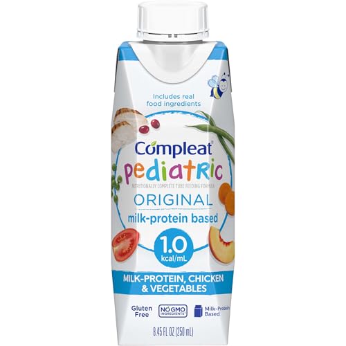 Compleat Pediatric Original Pediatric Tube Feeding Formula Unflavored 8.45 oz Carton 24 Ct