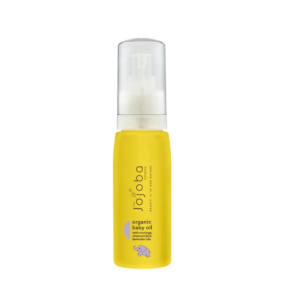 The Jojoba Company - 100ml Organic Baby Oil - Soothes, Clams, and Protects Baby's Delicate Skin - Clinically Proven Results