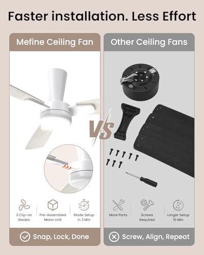 Plafonnier ventilateur avec télécommande LED dimmable pour chambre salon