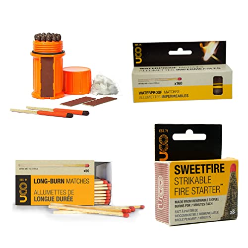 UCO Fire Starter Sample Pack with Matches
