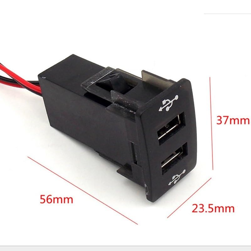 car part Cargador de coche doble USB 2.1A + 2.1A Carga rápida para