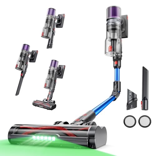 Proscenic P16 Cordless Vacuum Cleaner, 55KPA 65Mins Runtime, 180°...