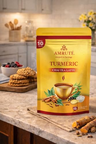 Bebida instantánea de té chai con cúrcuma 10 unidades miniatura 4